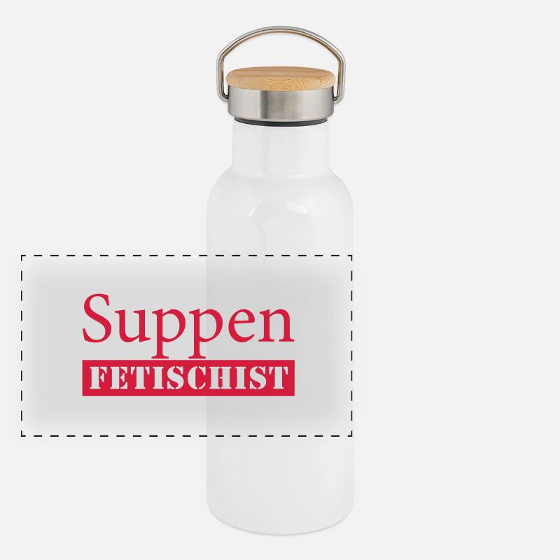 Soups Fetishes Panoramic Thermal Bottle with Bamboo Lid