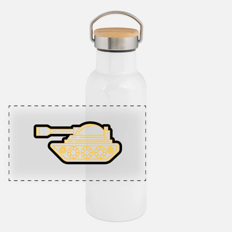 tank Panoramic Thermal Bottle with Bamboo Lid