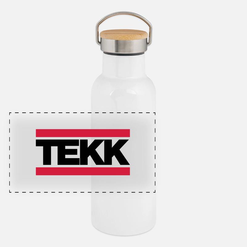 TEKK Panoramic Thermal Bottle with Bamboo Lid