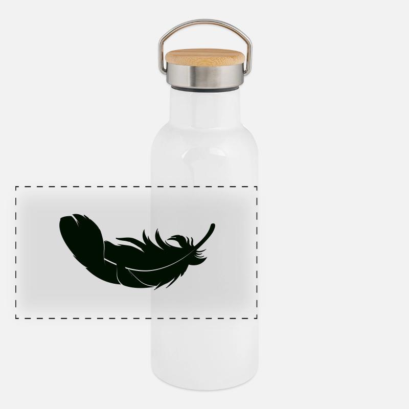 spring Panoramic Thermal Bottle with Bamboo Lid