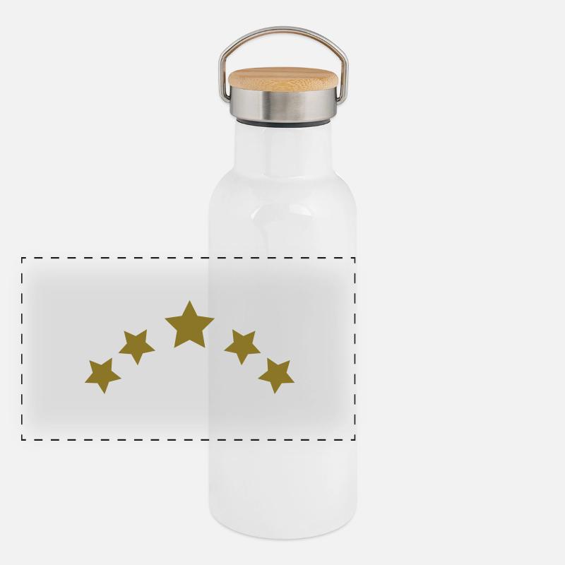 krone Panorama Thermosflasche mit Bambusdeckel