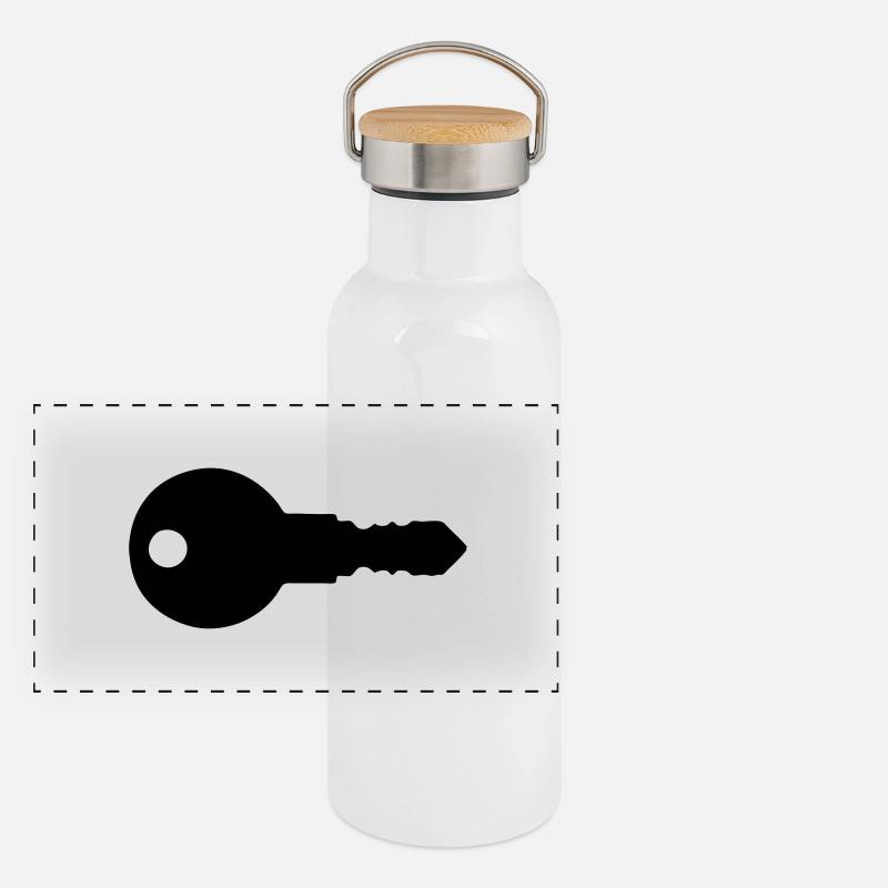 Key Panoramic Thermal Bottle with Bamboo Lid