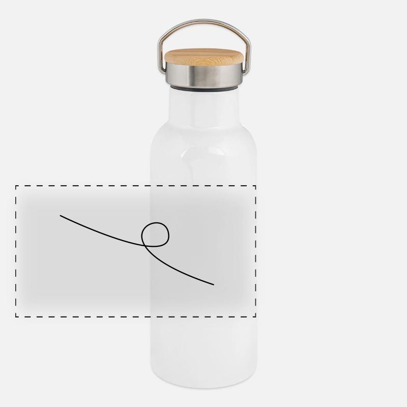 Looping the loop Panoramic Thermal Bottle with Bamboo Lid