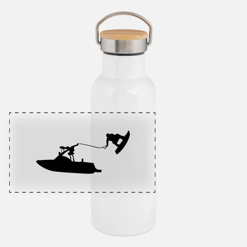 wakeboat_1 Panoramic Thermal Bottle with Bamboo Lid