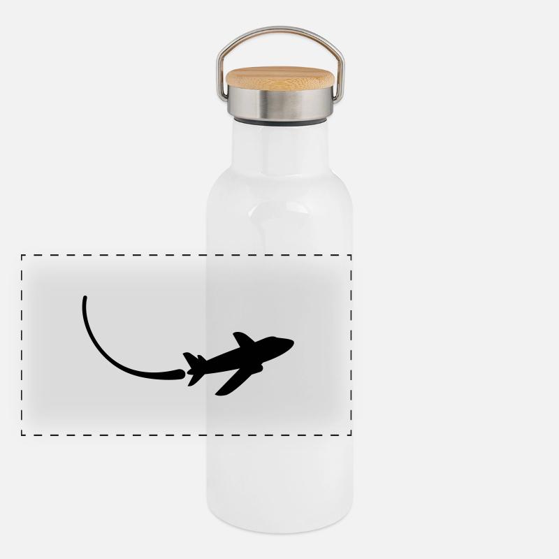 jet__f1 Gourde isotherme avec bouchon en bambou