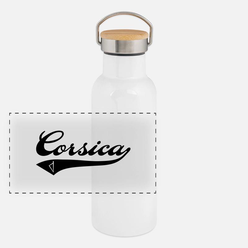 Corsica Team Panoramic Thermal Bottle with Bamboo Lid
