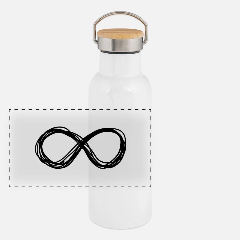 Infinite Panoramic Thermal Bottle with Bamboo Lid
