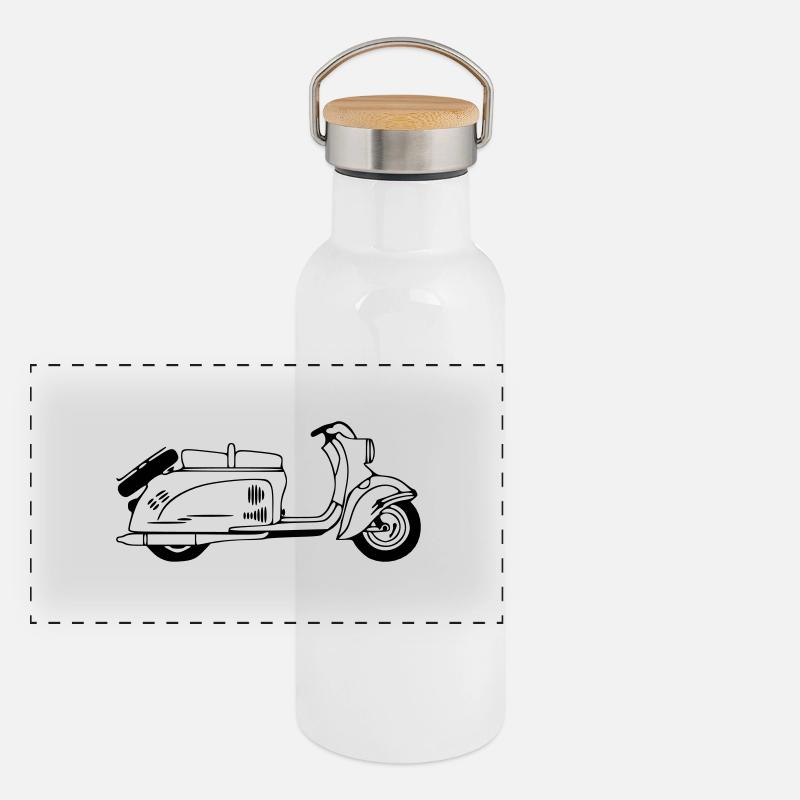 IWL Berliner Roller SR59 Panorama Thermosflasche mit Bambusdeckel