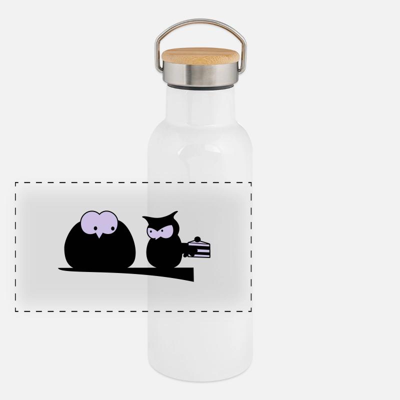 Mein Kuchen Panorama Thermosflasche mit Bambusdeckel