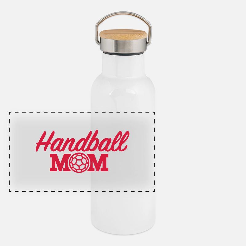 Handball Panoramic Thermal Bottle with Bamboo Lid