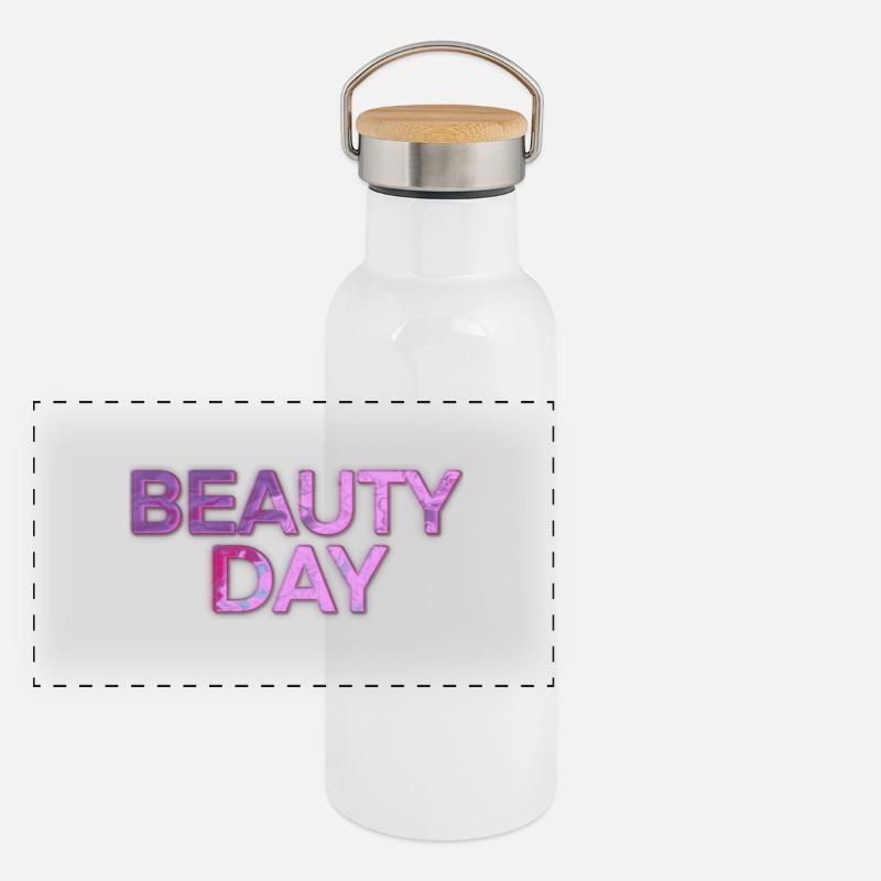 Beauty Day Panorama Thermosflasche mit Bambusdeckel