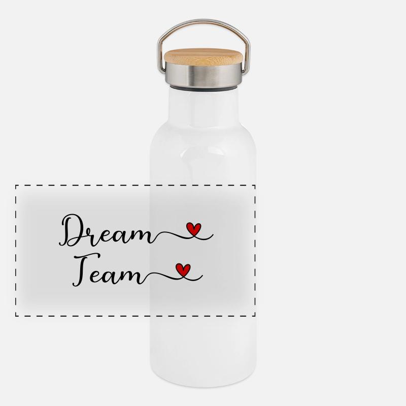 Dream Team Panoramic Thermal Bottle with Bamboo Lid