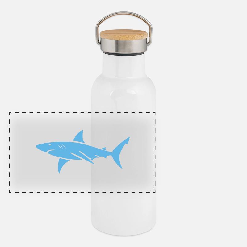 shark Panoramic Thermal Bottle with Bamboo Lid