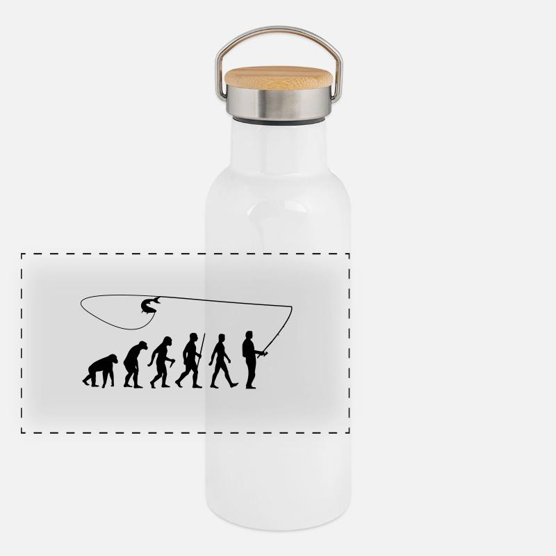 Evolution Fischer Panorama Thermosflasche mit Bambusdeckel