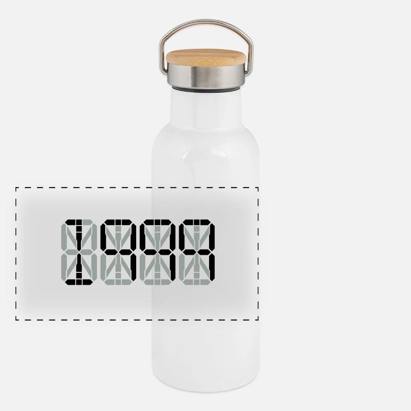 1999 Panorama Thermosflasche mit Bambusdeckel