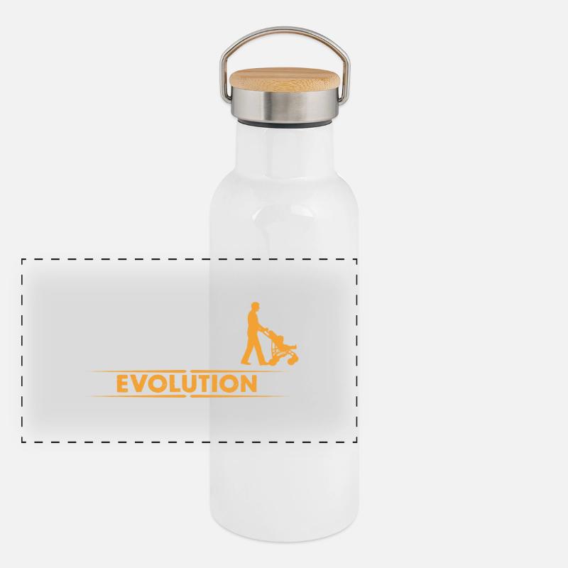 Walking Dad - Evolution Gourde isotherme avec bouchon en bambou