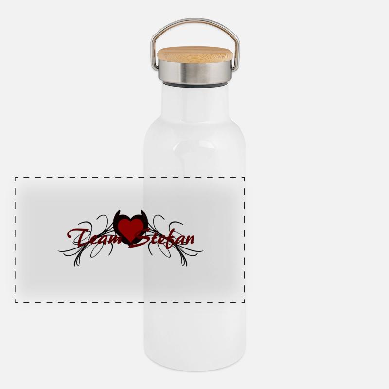 team stefan Panorama Thermosflasche mit Bambusdeckel