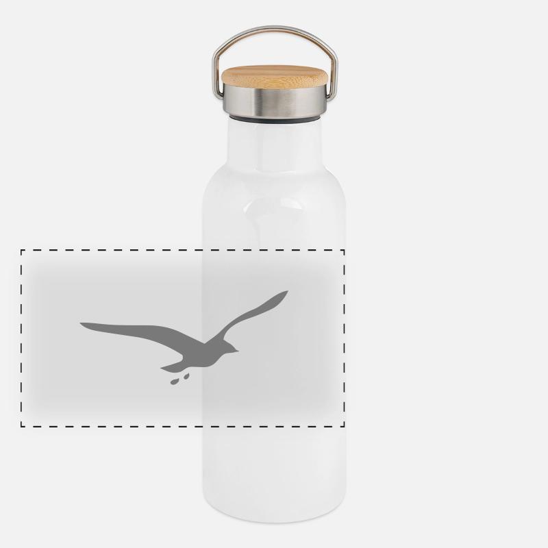 gull Panoramic Thermal Bottle with Bamboo Lid