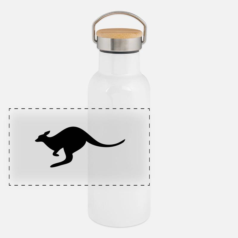 oceanie5 Panorama Thermosflasche mit Bambusdeckel