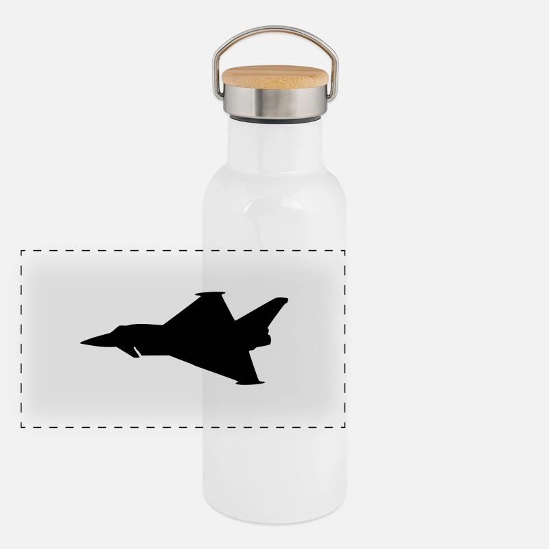 EF2000 Typhoon Panoramic Thermal Bottle with Bamboo Lid