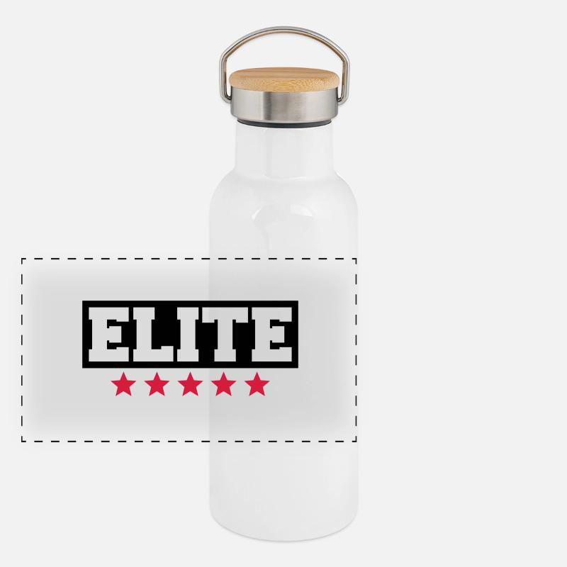 Elite Panorama Thermosflasche mit Bambusdeckel