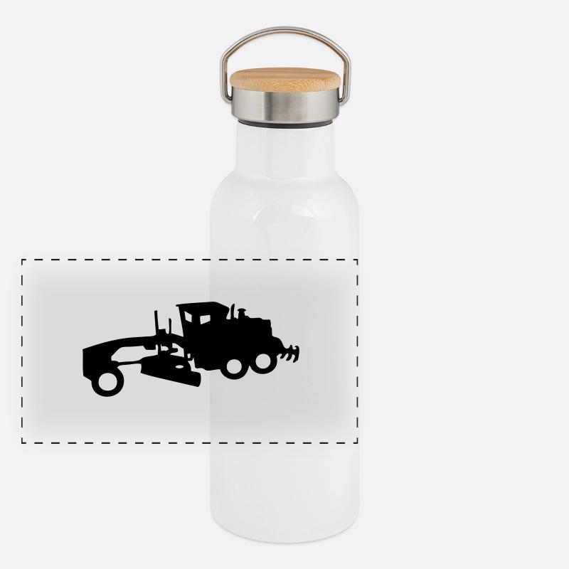 grader grader grading Panoramic Thermal Bottle with Bamboo Lid