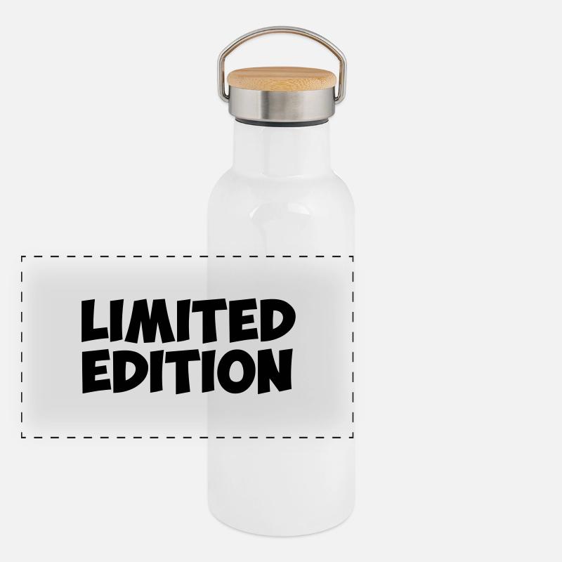 limited edition quote humor i am gift Panoramic Thermal Bottle with Bamboo Lid