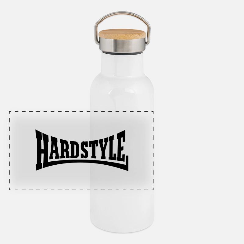 Hardstyle_V63 Panorama Thermosflasche mit Bambusdeckel