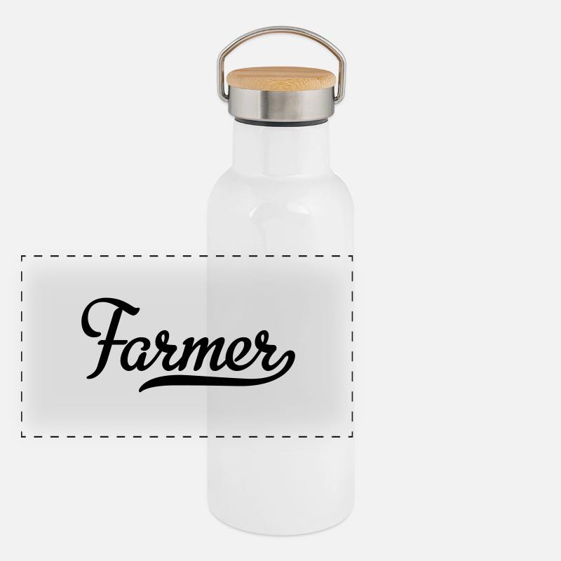 Farmer Panoramic Thermal Bottle with Bamboo Lid