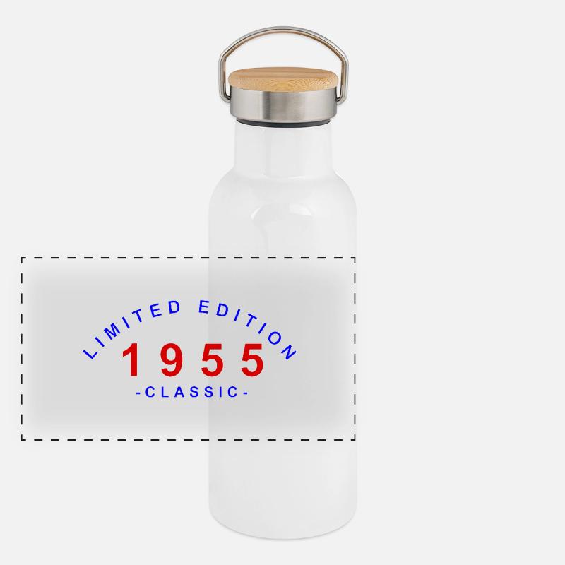 1955, édition limitée Gourde isotherme avec bouchon en bambou