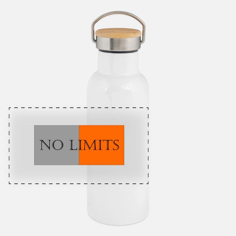No limit Panoramic Thermal Bottle with Bamboo Lid