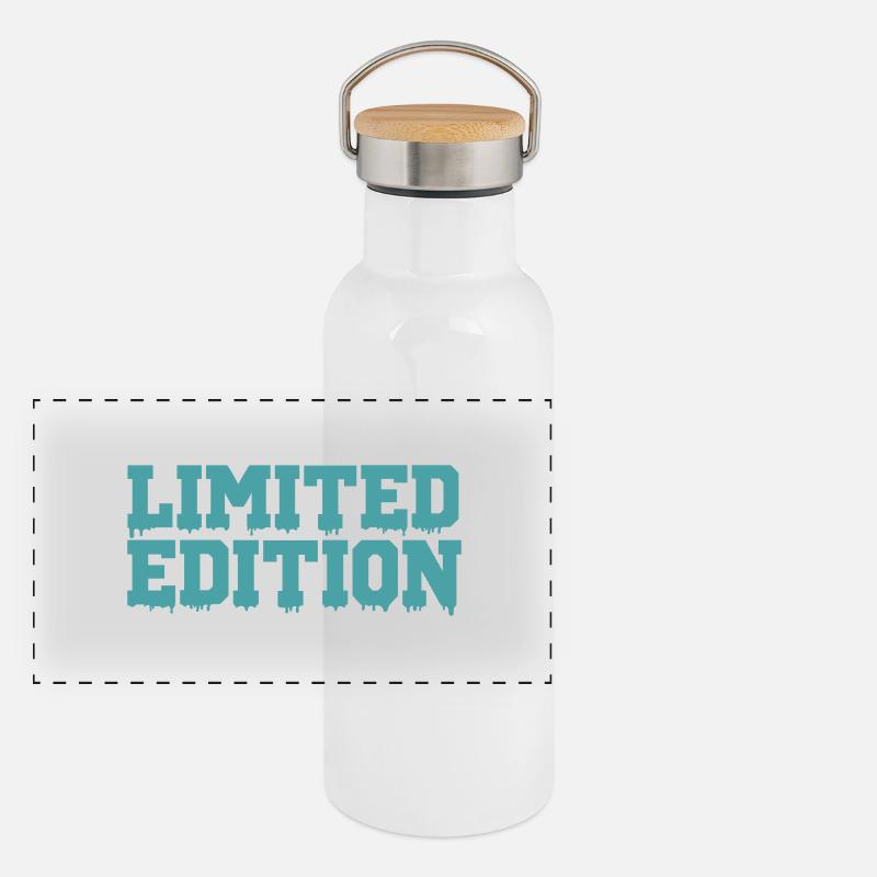 limited edition Panorama Thermosflasche mit Bambusdeckel