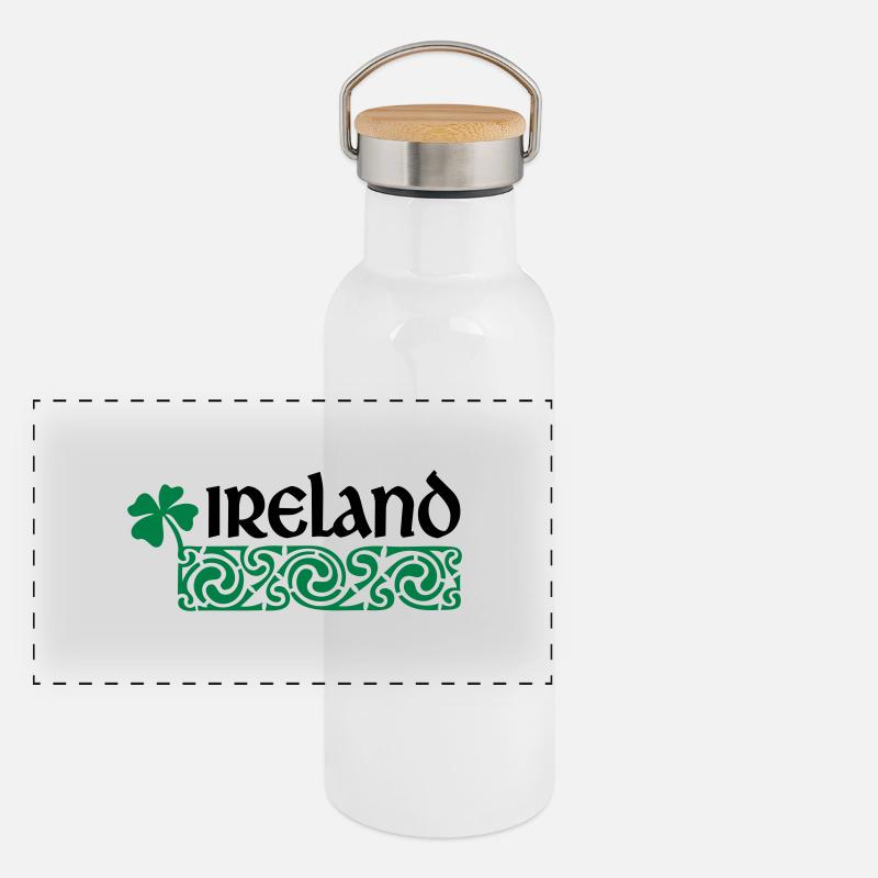 Ireland Panoramic Thermal Bottle with Bamboo Lid