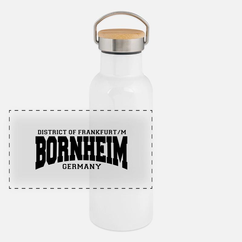 Frankfurt bornheim Panoramic Thermal Bottle with Bamboo Lid