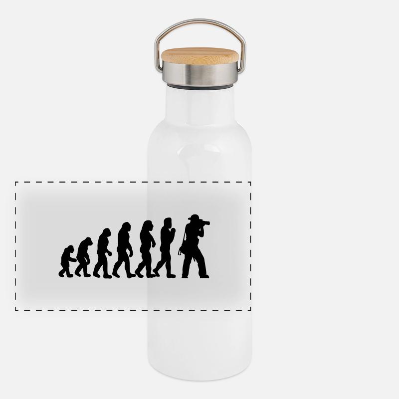 fotograf Panorama Thermosflasche mit Bambusdeckel