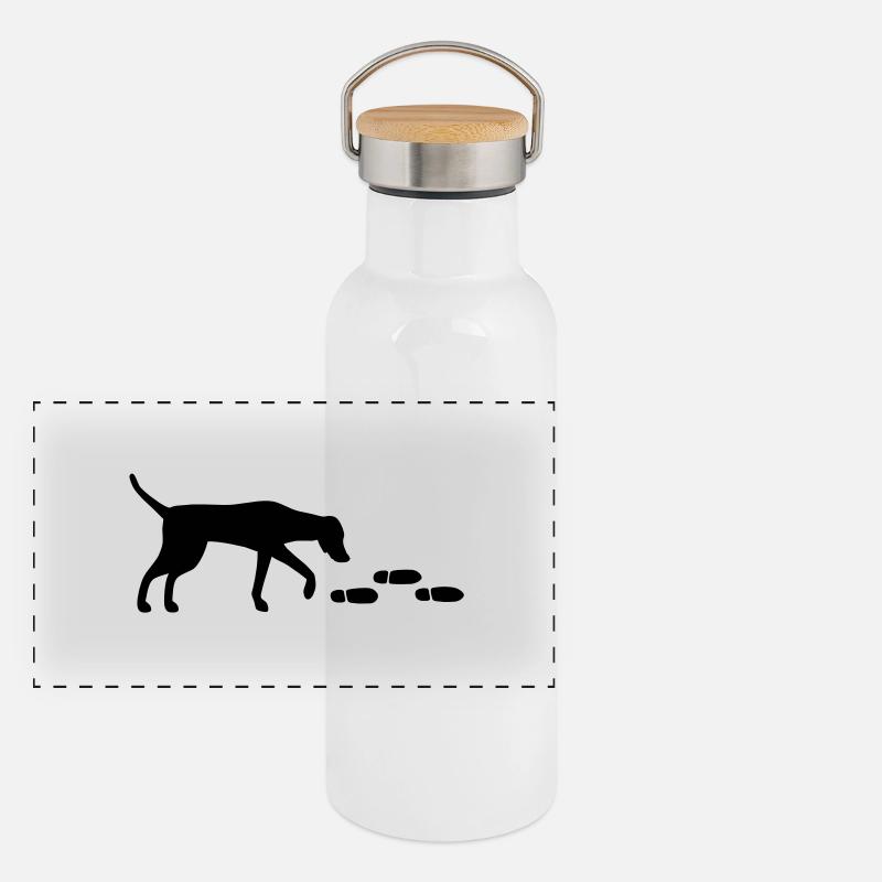 Viszla Spurensuche Panorama Thermosflasche mit Bambusdeckel