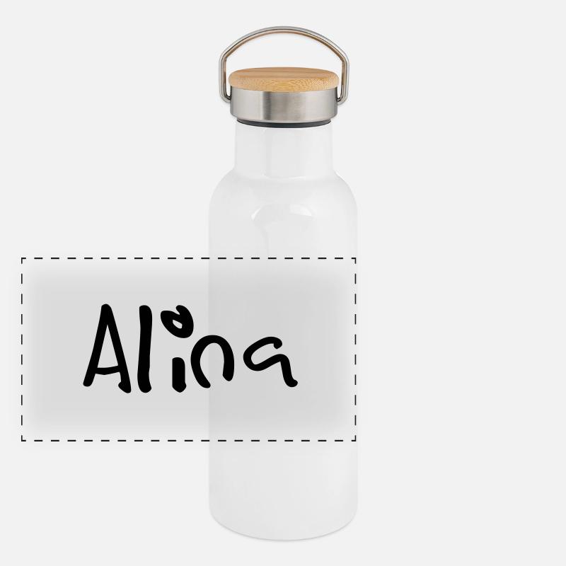 Alina Gourde isotherme avec bouchon en bambou