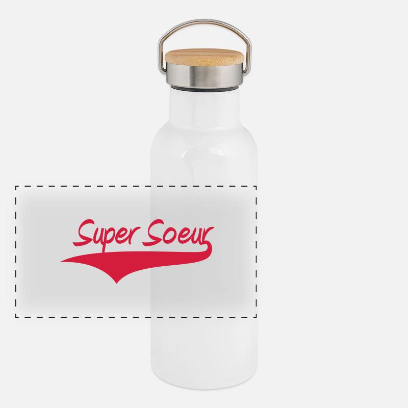 Super Sister Panoramic Thermal Bottle with Bamboo Lid
