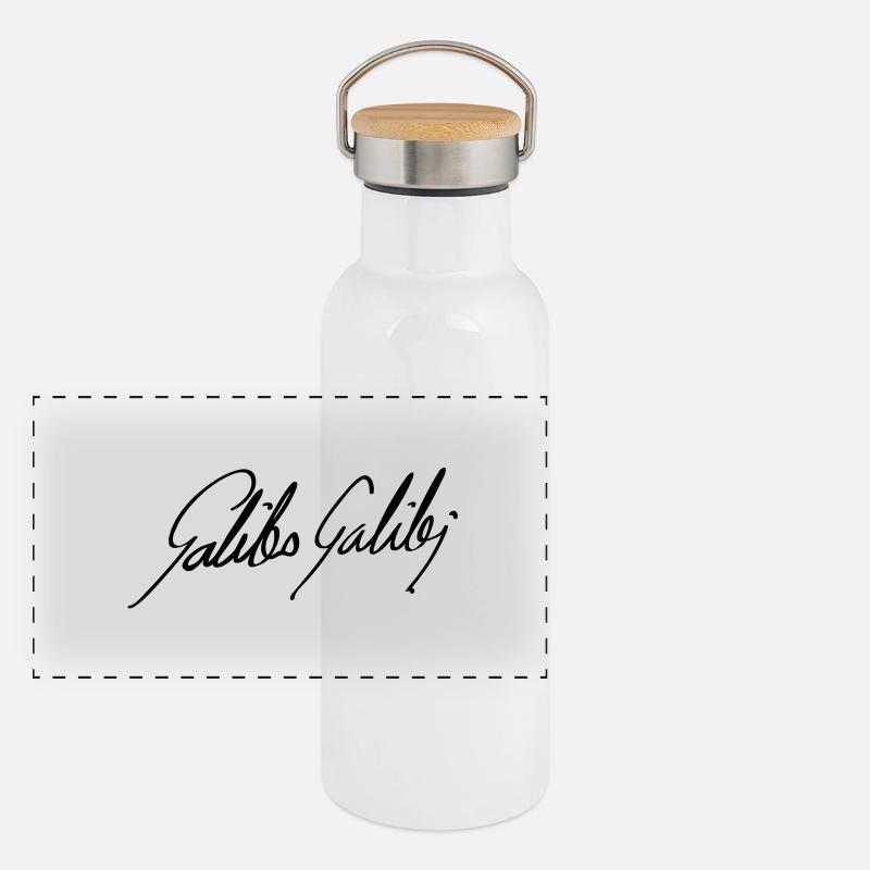 Galileo Galilei Panoramic Thermal Bottle with Bamboo Lid