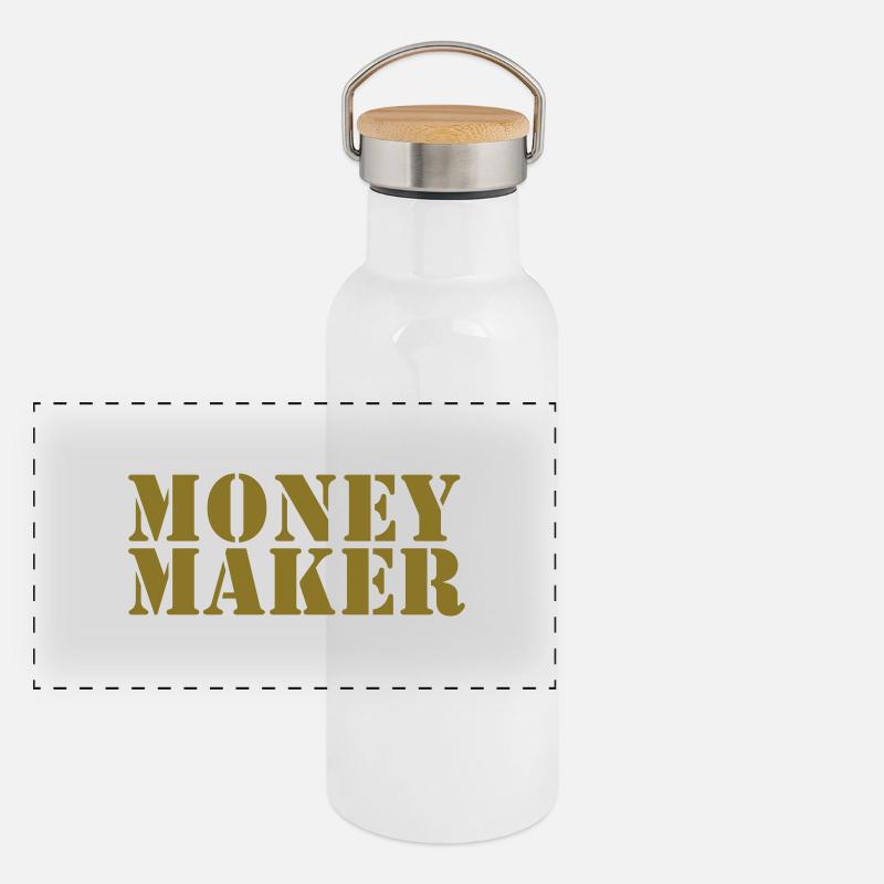 money maker Panorama Thermosflasche mit Bambusdeckel