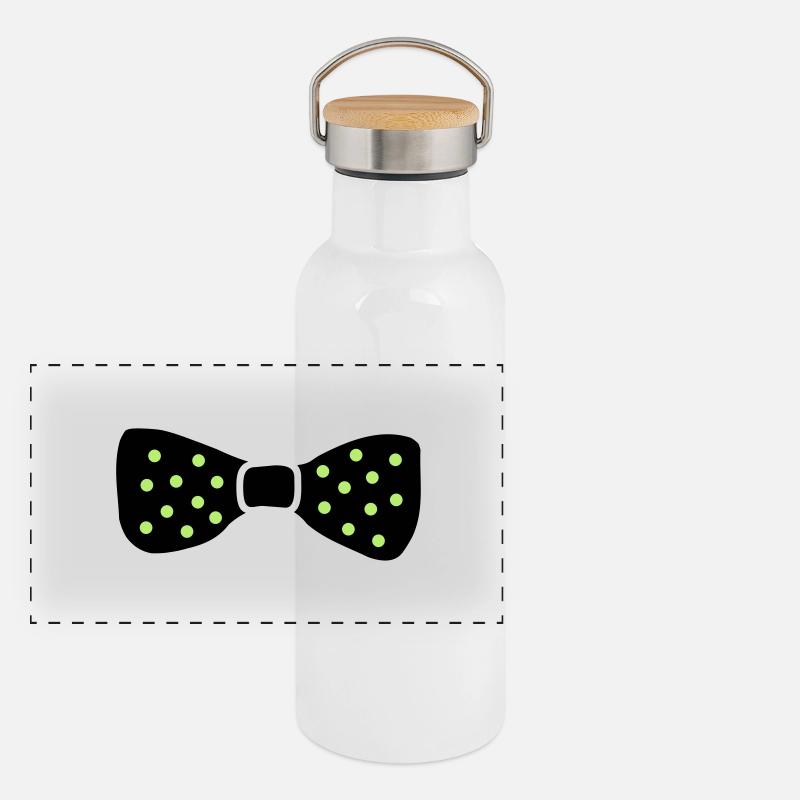 bow_tie Panorama Thermosflasche mit Bambusdeckel