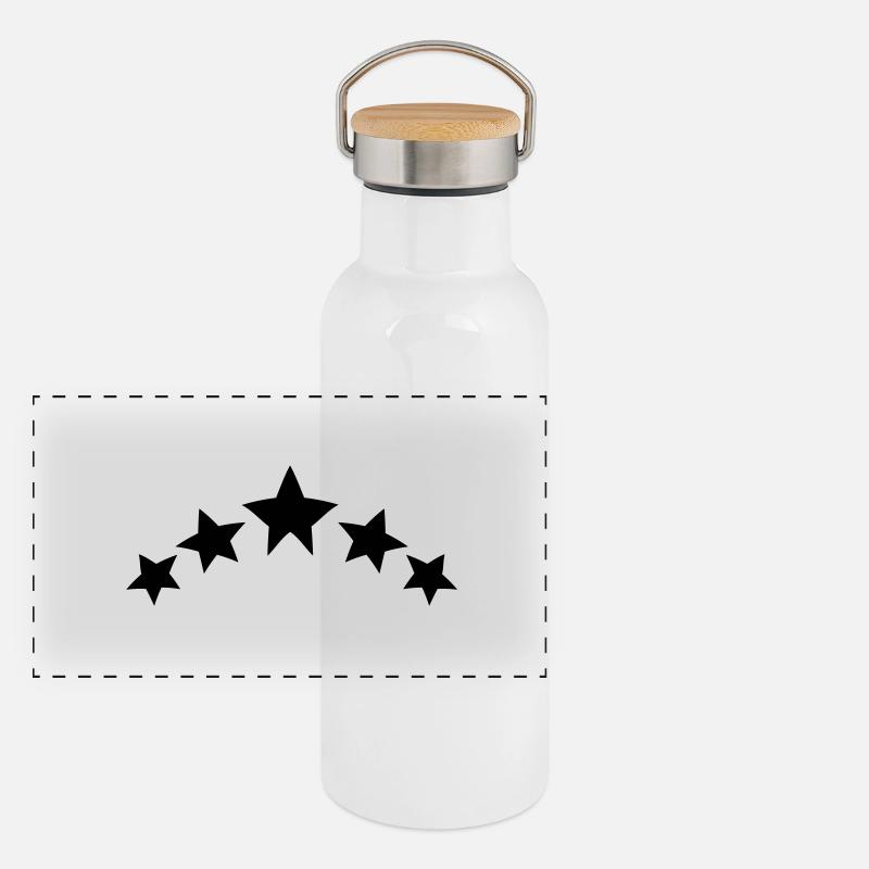 stars Panoramic Thermal Bottle with Bamboo Lid