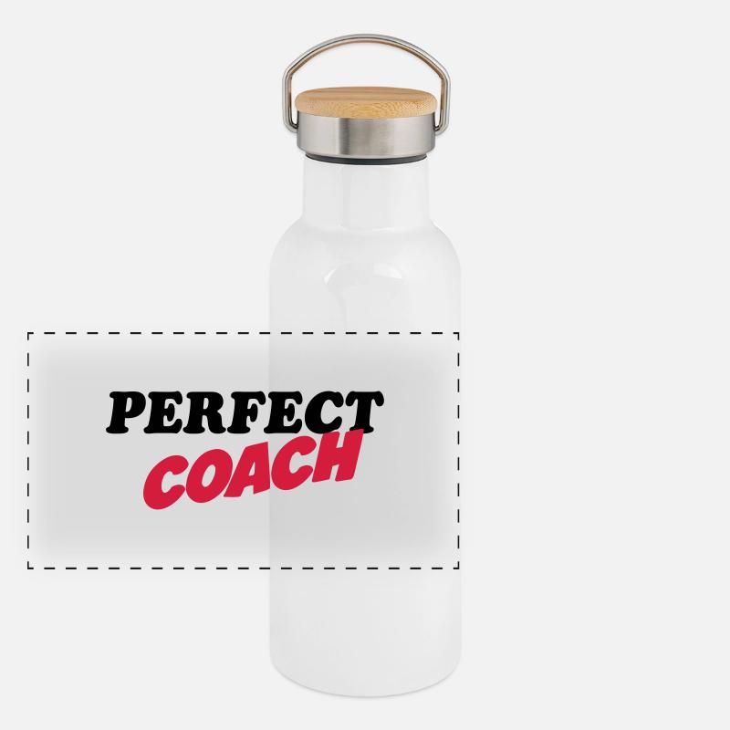 Perfect coach Panoramic Thermal Bottle with Bamboo Lid