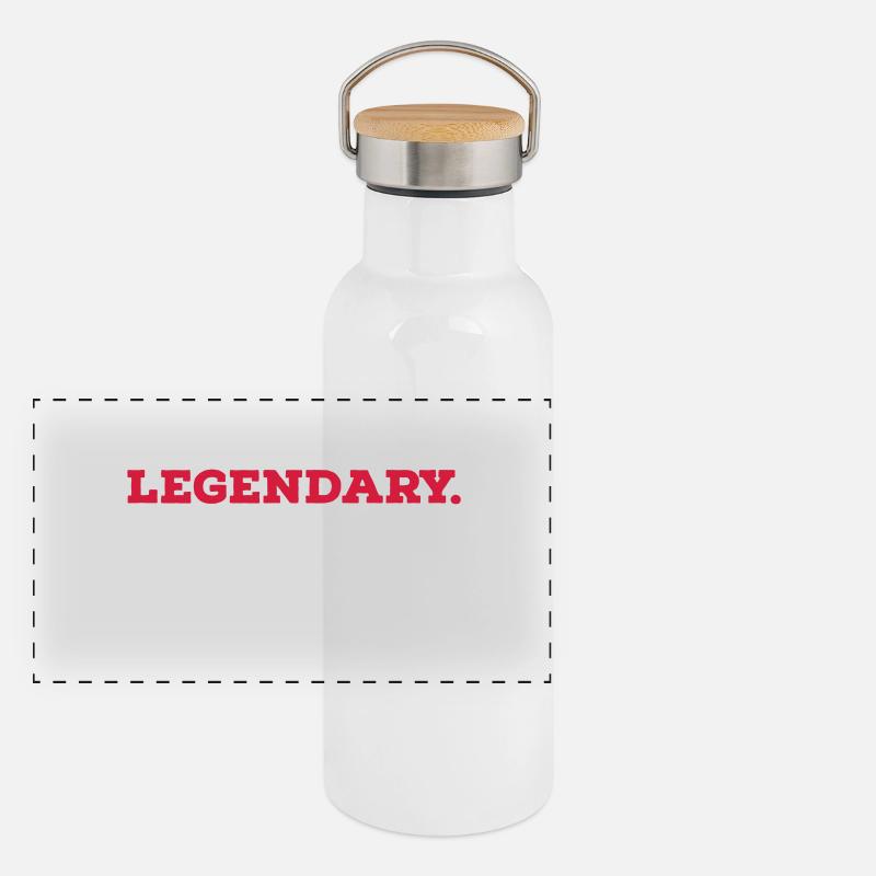 1969 Panorama Thermosflasche mit Bambusdeckel