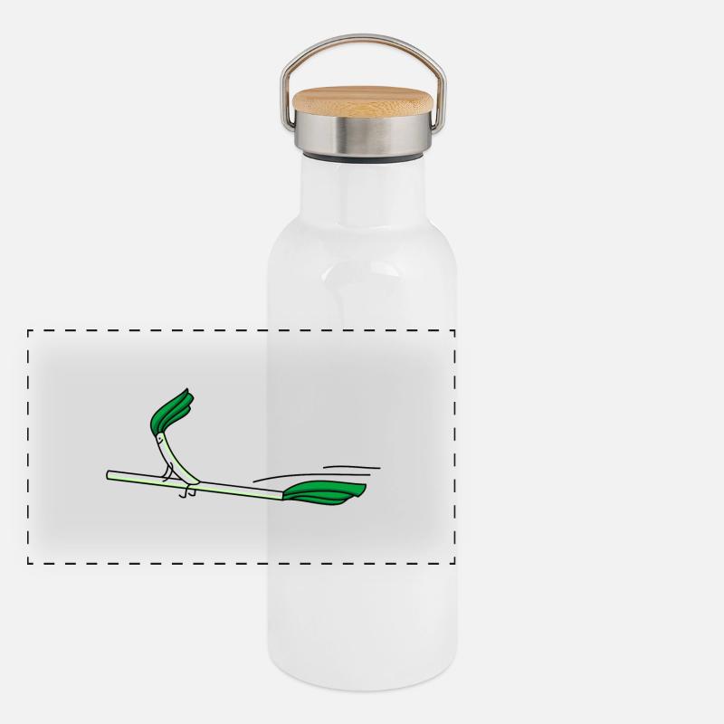 by starting Gourde isotherme avec bouchon en bambou
