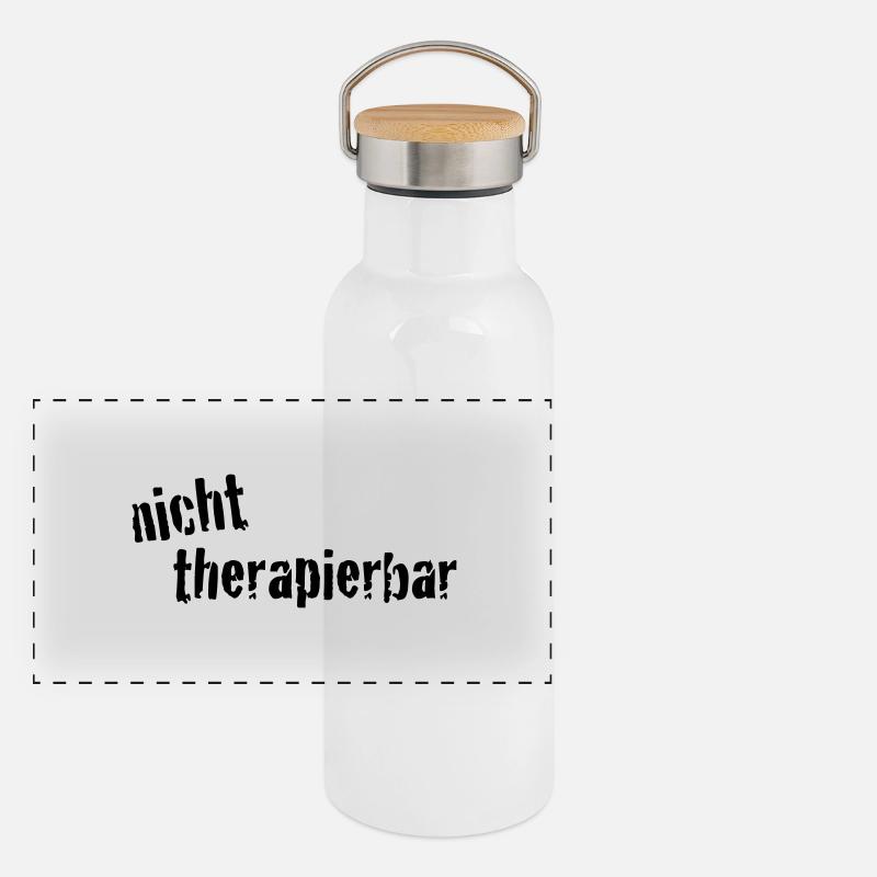 nicht_therapierbar Panorama Thermosflasche mit Bambusdeckel