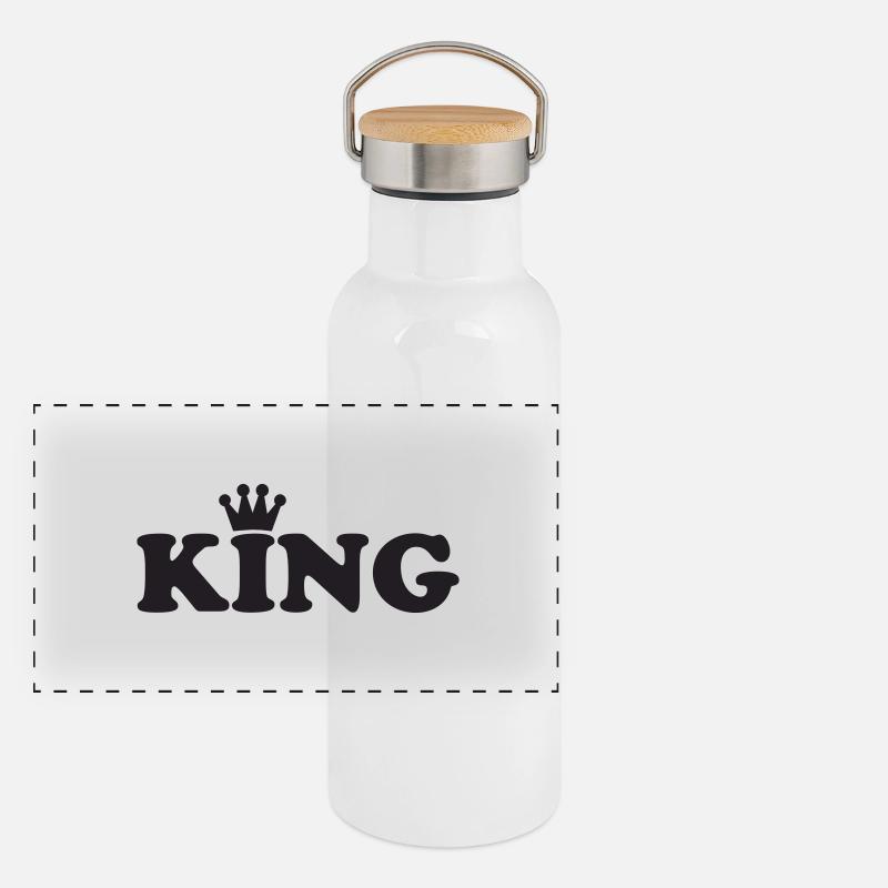 kingsize Panoramic Thermal Bottle with Bamboo Lid