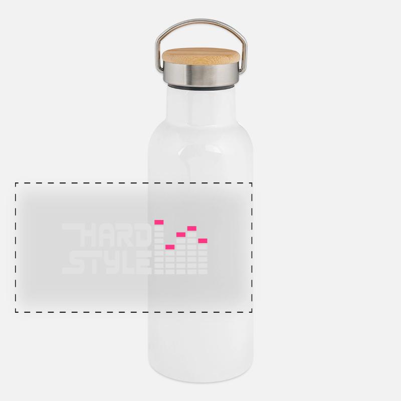 hard style hardstyle equalizer DE Panorama Thermosflasche mit Bambusdeckel