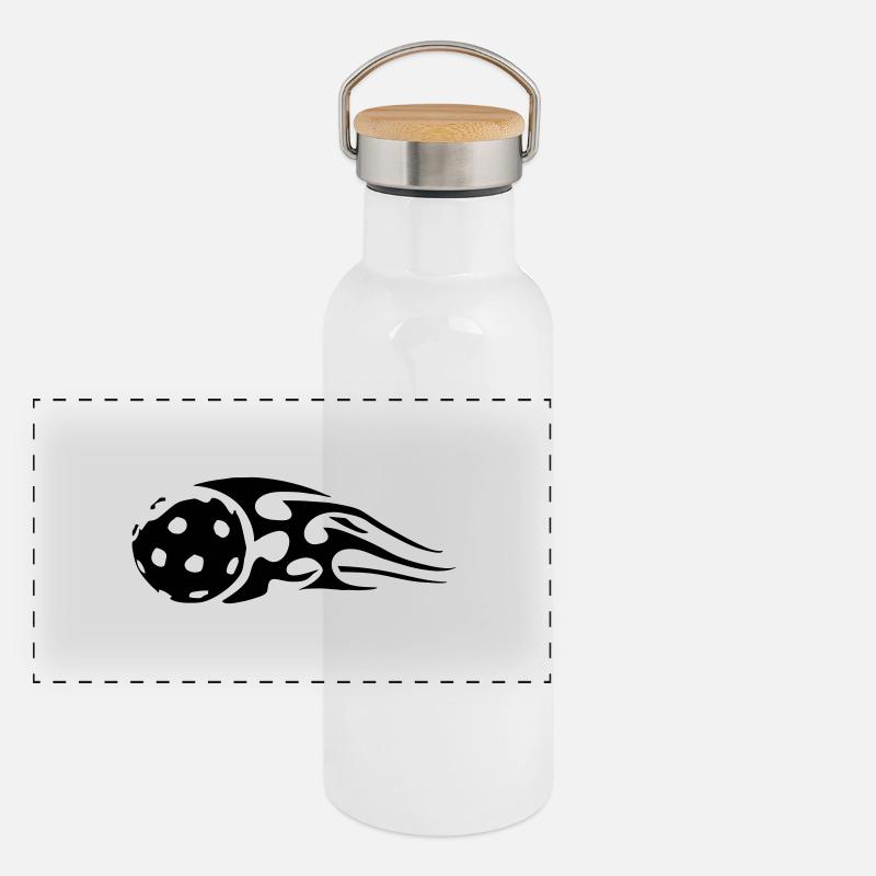 Floorball Panoramic Thermal Bottle with Bamboo Lid