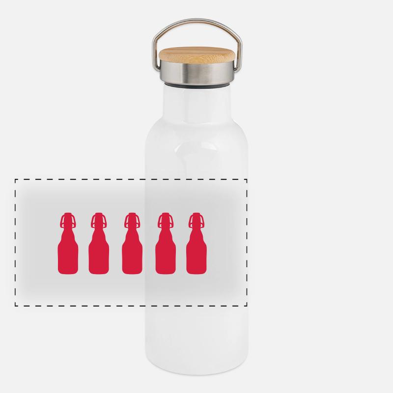 beer Panoramic Thermal Bottle with Bamboo Lid